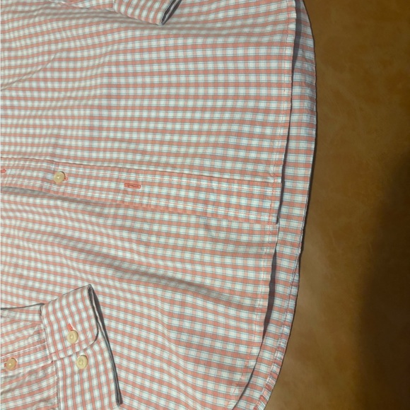 Greg Norman Men’s Longsleeve Size S/P NWOT Button up Orange Check Preppy - Picture 9 of 13